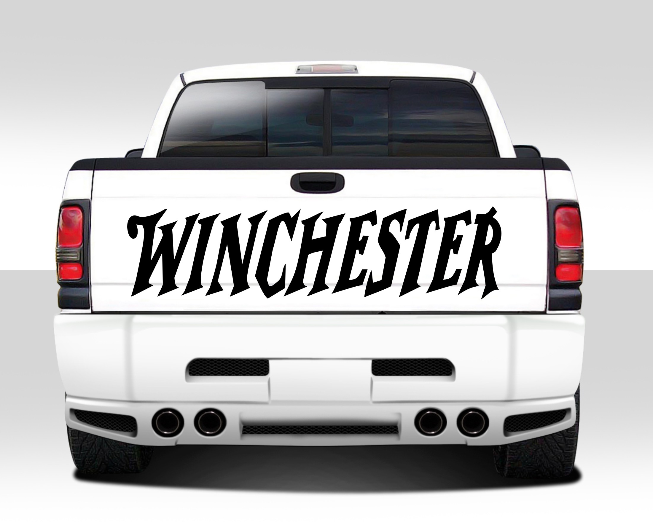 Winchester vinyl decal LARGE 1100 x 275 mm CONFIRM your color - Crazyfish