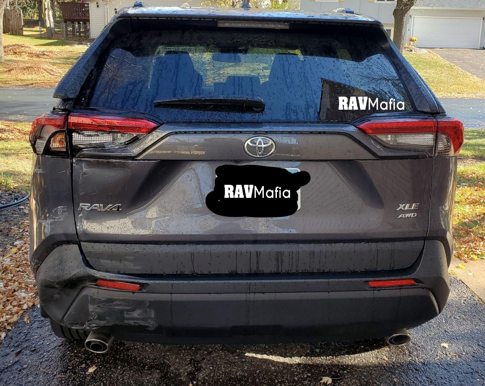 RAVMafia (RAV4) vinyl decal 250 X 50 mm CONFIRM your color - Crazyfish